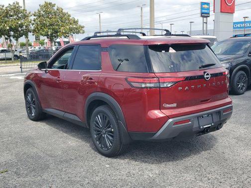 Scarlet Ember Tintcoat 2026 Nissan Pathfinder SL