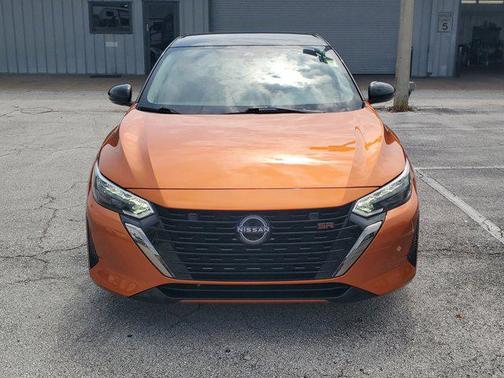 Monarch Orange Metallic/Super Black 2024 Nissan Sentra SR