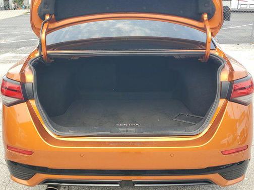 Monarch Orange Metallic/Super Black 2024 Nissan Sentra SR