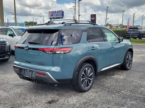 Baltic Teal 2026 Nissan Pathfinder Platinum