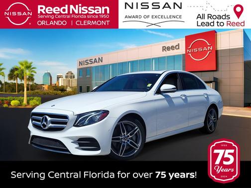 White 2018 Mercedes-Benz E-Class 4MATIC