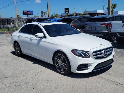 White 2018 Mercedes-Benz E-Class 4MATIC