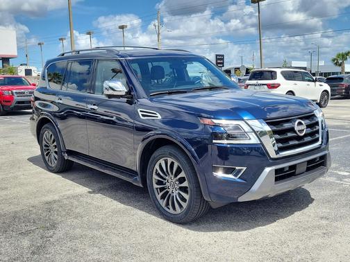 Hermosa Blue Pearl 2024 Nissan Armada Platinum 4WD