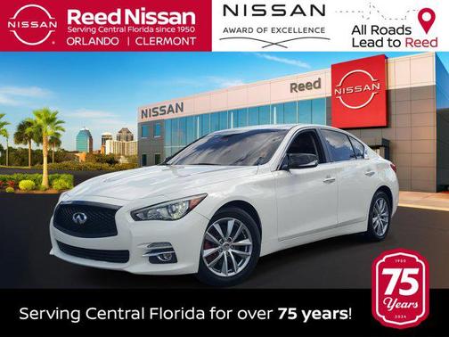 Pure White 2017 INFINITI Q50 3.0T Premium