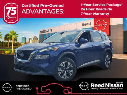 Caspian Blue Metallic 2023 Nissan Rogue SV