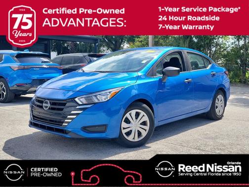 Electric Blue Metallic 2023 Nissan Versa 1.6 S