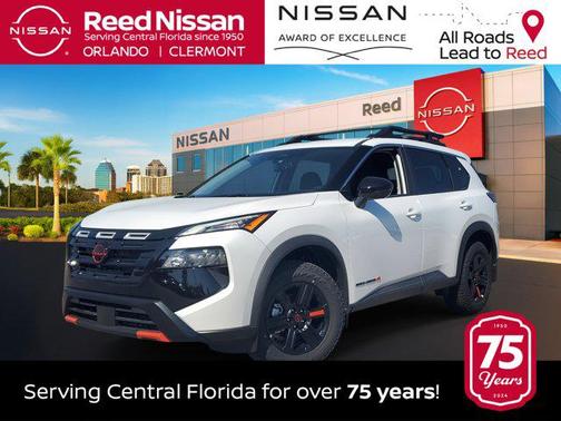Everest White Pearl Tricoat 2026 Nissan Rogue Rock Creek
