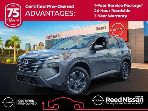 Gun Metallic 2025 Nissan Rogue SV