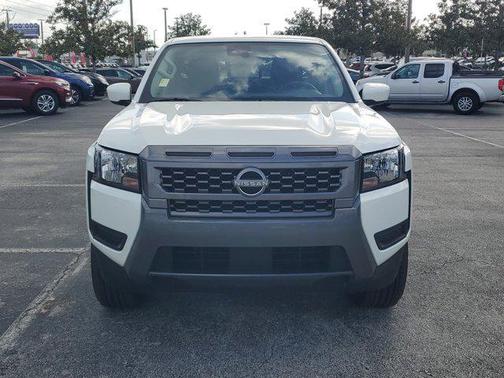 Glacier White 2025 Nissan Frontier SV