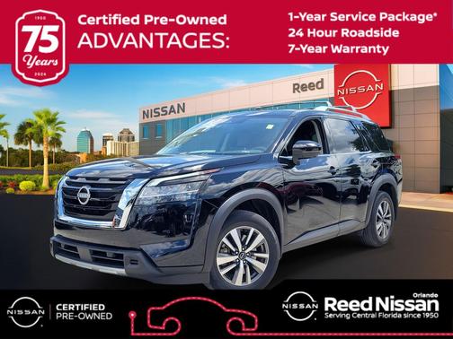Super Black 2024 Nissan Pathfinder SL FWD