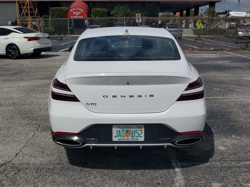 Alta White 2025 Genesis G70 2.5T RWD