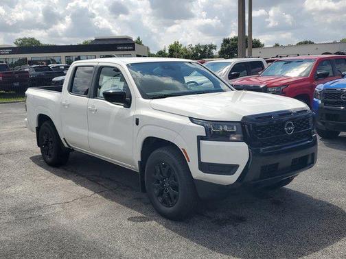 Glacier White 2026 Nissan Frontier SV