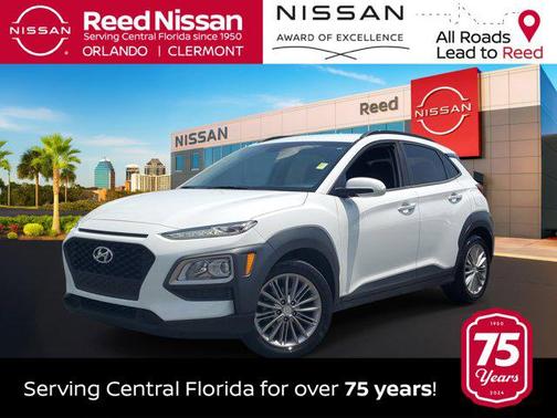 Chalk White 2018 Hyundai KONA SEL