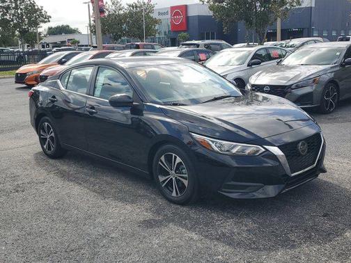 Super Black 2021 Nissan Sentra SV