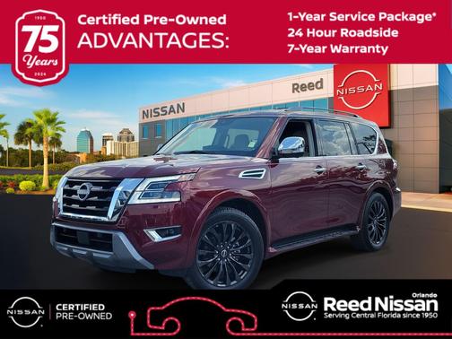 Coulis Red Pearl 2024 Nissan Armada Platinum 2WD