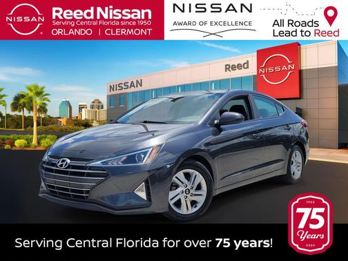 Portofino Gray 2020 Hyundai ELANTRA SEL