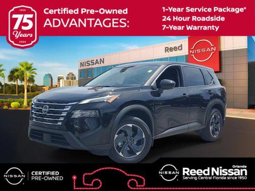Super Black 2024 Nissan Rogue SV