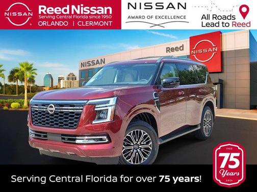 Coulis Red Pearl 2026 Nissan Armada Platinum