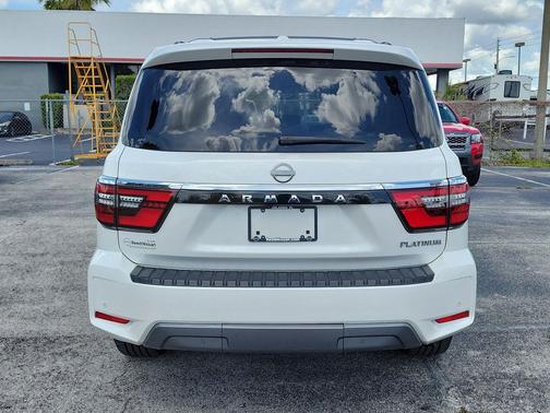 Aspen White Tricoat 2023 Nissan Armada Platinum 2WD