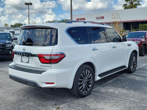 Aspen White Tricoat 2023 Nissan Armada Platinum 2WD