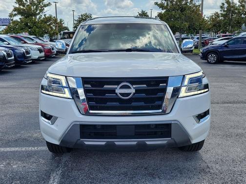 Aspen White Tricoat 2023 Nissan Armada Platinum 2WD