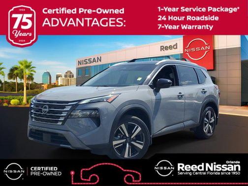 Boulder Gray Pearl/Super Black 2024 Nissan Rogue SL