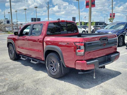 Cardinal Red Metallic Tricoat 2025 Nissan Frontier PRO-X