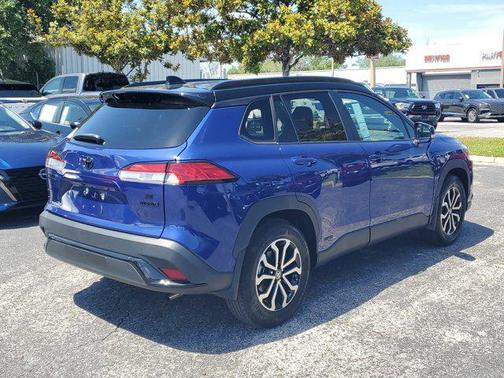 Blue Crush Metallic/Jet Black 2024 Toyota Corolla Hybrid SE
