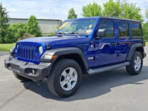 Ocean Blue Metallic 2018 Jeep Wrangler Unlimited Sport