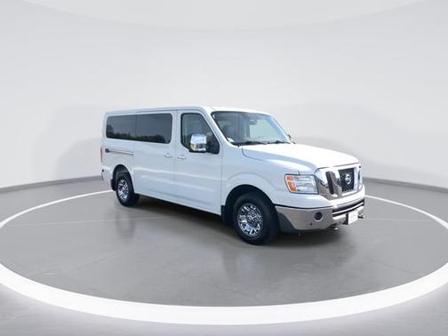Glacier White 2016 Nissan NV Passenger NV3500 HD SL