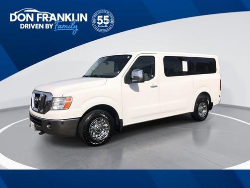 Glacier White 2016 Nissan NV Passenger NV3500 HD SL