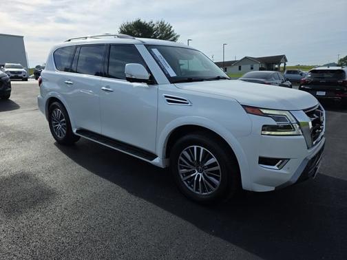 Aspen White Tricoat 2023 Nissan Armada SL