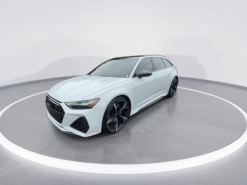 Glacier White 2021 Audi RS 6 Avant 4.2