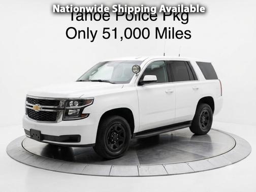 White 2019 Chevrolet Tahoe Police