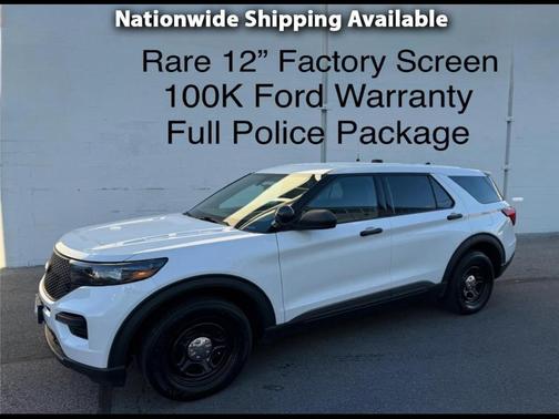 White 2022 Ford Utility Police Interceptor Base