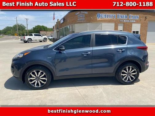 Pacific Blue 2017 Kia Sportage EX
