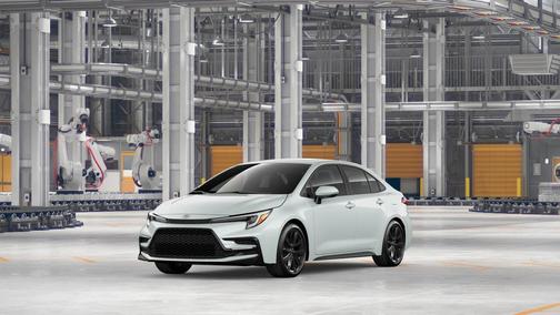 White 2026 Toyota Corolla Hybrid SE