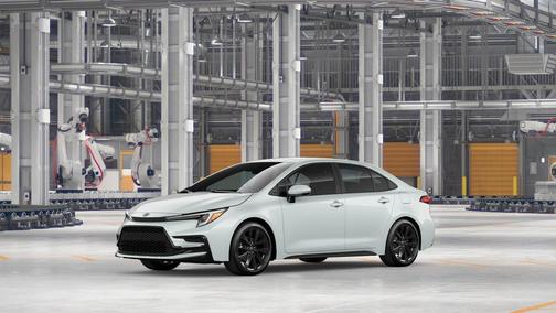 White 2026 Toyota Corolla Hybrid SE