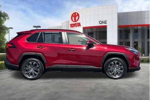 Ruby Flare Pearl 2023 Toyota RAV4 Hybrid XLE Premium