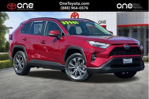 Ruby Flare Pearl 2023 Toyota RAV4 Hybrid XLE Premium