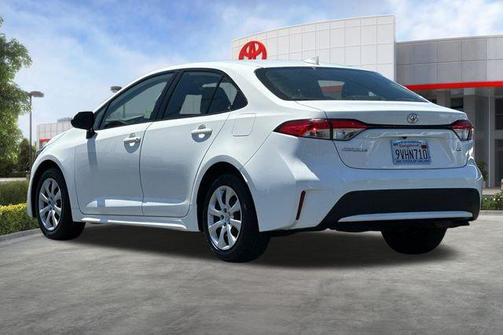 White 2022 Toyota Corolla LE