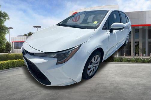 White 2022 Toyota Corolla LE