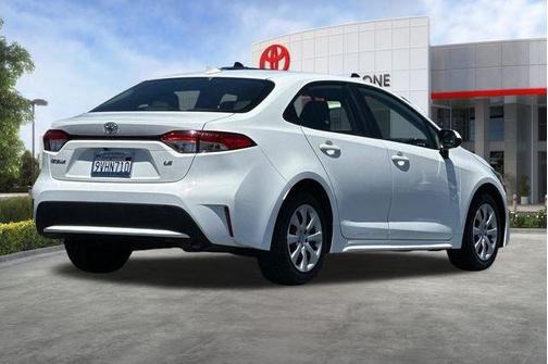 White 2022 Toyota Corolla LE
