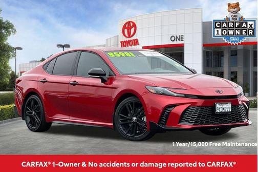 Supersonic Red 2026 Toyota Camry Nightshade