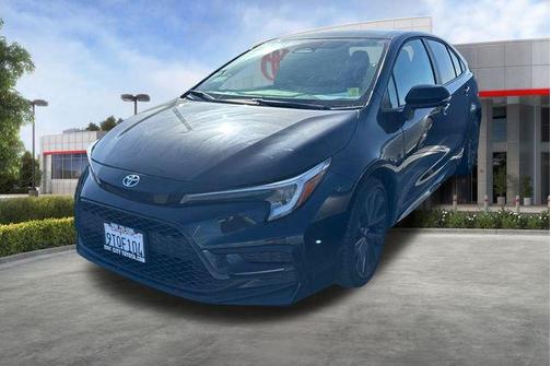 Midnight Black Metallic 2025 Toyota Corolla SE