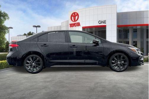 Midnight Black Metallic 2025 Toyota Corolla SE
