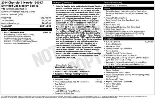 2014 Chevrolet Silverado 1500 1LT