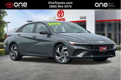 Gray 2025 Hyundai ELANTRA HEV SEL Sport