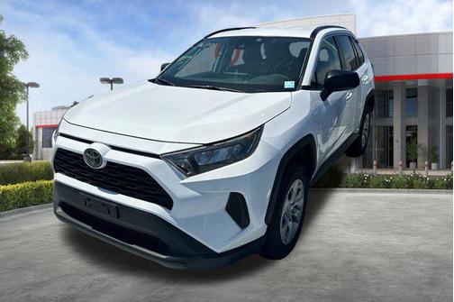 Super White 2019 Toyota RAV4 LE
