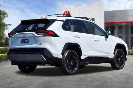 Beige 2025 Toyota RAV4 Hybrid SE